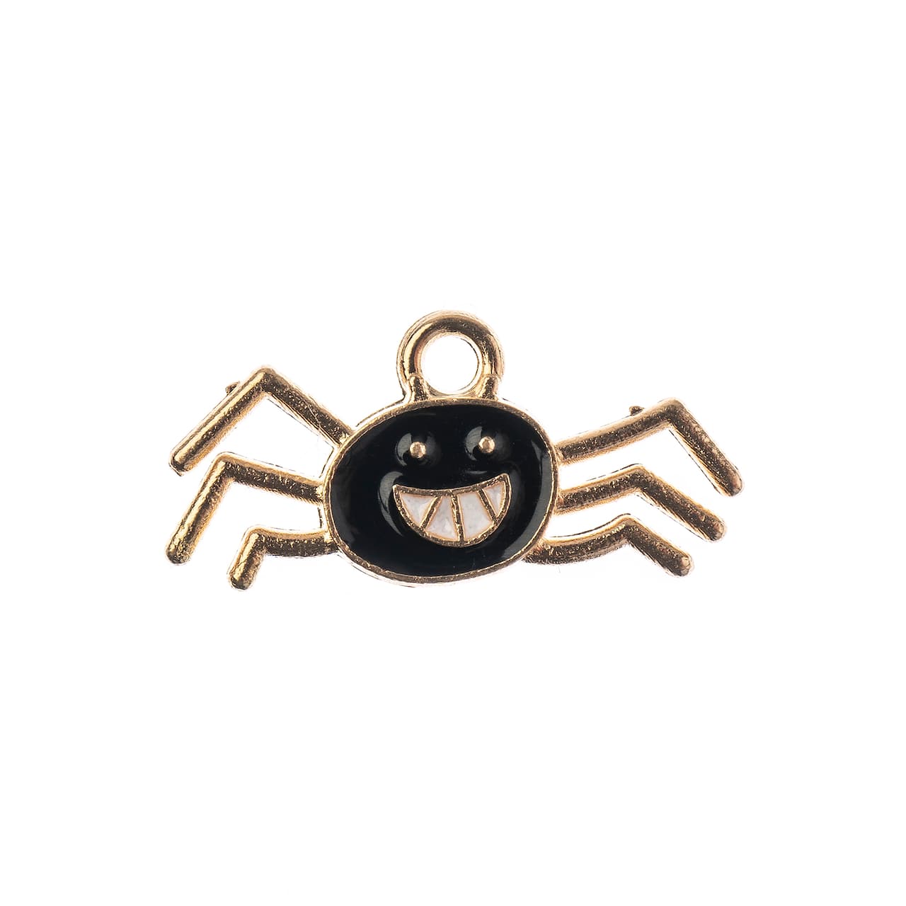 John Bead Sweet & Petite Halloween Small Spider Charms, 10ct.